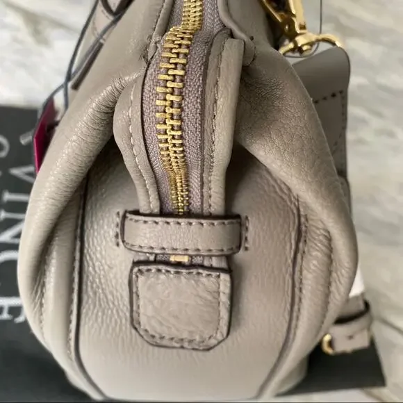 VINCE CAMUTO Jess Satchel in Grey Leather